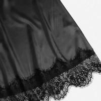 Conjunto De Pijama De Seda Para Mujer 5 Piezas Lencería Sexy De Encaje Camisola Y Pantalones Ropa Interior Para Dormir En Casa - details 3