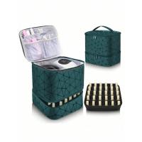 Bolsa Portátil Para Uñas De Doble Capa Organizador De Viaje Bolsa Multifuncional Para Esmaltes Y Aceites Esenciales Material PU Estilo Moda - details 7