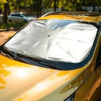 Parasol plegable para coche, sombrilla para interior, bloqueo el 99,9% de los rayos UV, y camión para todoterreno, 125x65 cm - details 4