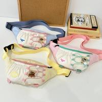 Bolso cruzado portátil para chica, bolso de pecho de estilo japonés, impermeable, para correr, riñonera, bolsa de nailon con contraste de Color para teléfono, para chicas adolescentes - details 5