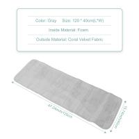 Alfombra absorbente antideslizante de espuma viscoelástica para cocina, alfombrilla para puerta de dormitorio, 120x40cm, color gris - details 7