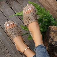 zapatos de zapatilla de tacón de cuña de verano para mujer - details 4