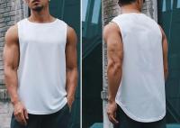 Summer Gym Tank Top Men Mesh Clothing Quick Dry Bodybuilding Sleeveless T Shirt Fitness Singlets Basketball Sports Muscle Vest - details 5