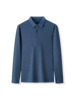 Camiseta Polo Casual Para Hombre Manga Larga Cómoda Verano Top Antigüedades Estilo Sólido Antiarrugas Polyester - details 10