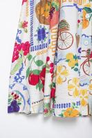 TRAFZA-Conjunto de 2 piezas para mujer, minitop con tirantes y botones estampados, sin mangas, Espalda descubierta, Falda Midi elegante de cintura alta para playa - details 22