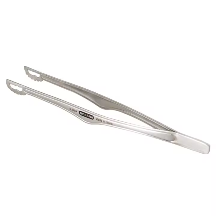 NOBANA Mini Clip para carne 304 Acero inoxidable Barbacoa Dew Pilled Picnic Barbacoa Cocina portátil Clip para alimentos de carne - 1