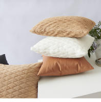 Funda de almohada de felpa gruesa para sofá, cojín de felpa de 30x50CM, con rayas, a la moda - details 7