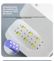 Lámpara de Secado de Uñas de Alta Velocidad Uso en Manicura de Salón No Negro - details 2