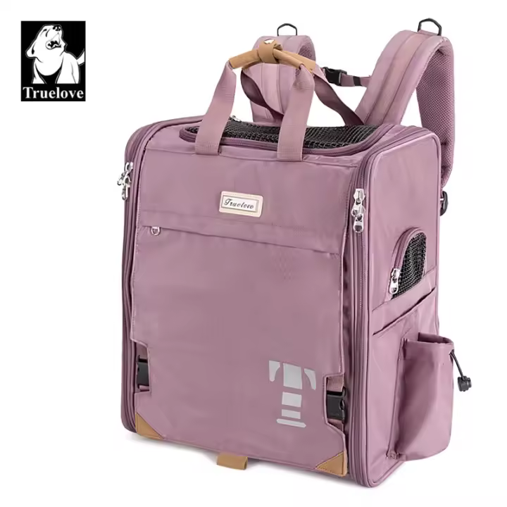 Truelove-Transportín de viaje para mascotas, nailon, poliéster, transpirable, calidad al aire libre, jaula para perros, Transportadores para gatos, productos de viaje TLX2171 - 1