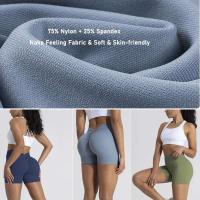 Shorts de Cintura Alta Sin Costuras para Entrenamiento Diseño V-back para Mujeres - details 0