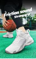 Zapatillas de baloncesto para hombre, zapatillas antideslizantes transpirables, deportes de moda - details 1