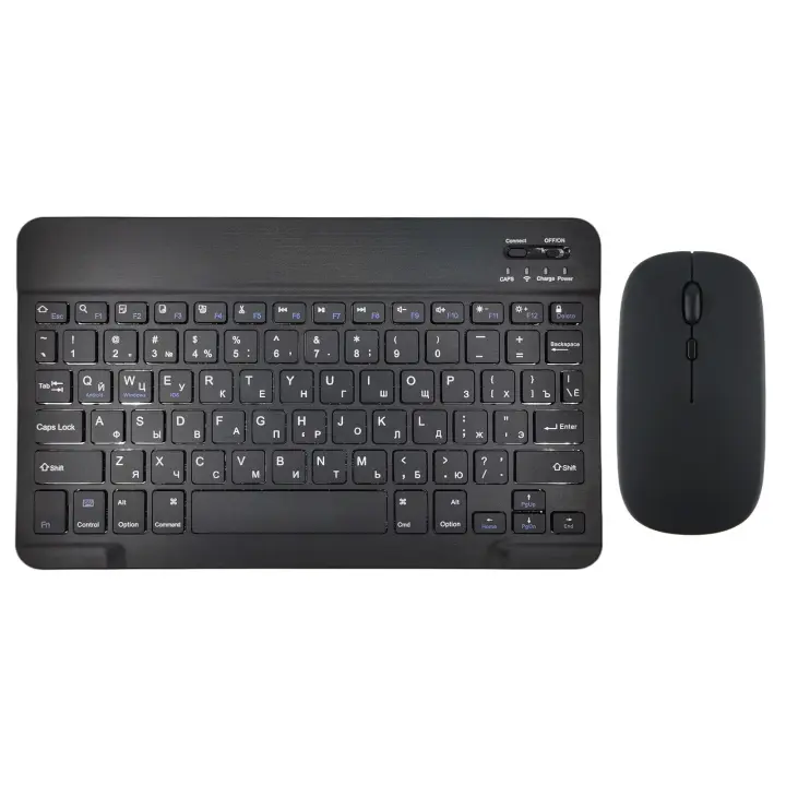 Teclado inalámbrico con Bluetooth, Mouse ruso, español, Coreano para iPad, Xiaomi, MiPad, Samsung, Huawei, MatePad, tableta, portátil, IOS, Android - 1