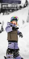 Kapvoe-Gafas de esquí para niños de 4 a 15 años, lentes profesionales antivaho para Snowboard, doble UV400, máscara de esquí, 2024 - details 8
