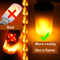 LED Night Light Flame Light Bulb 4 Modes Fire Bulb Lamp Christmas Party Outdoor Indoor Home Decor E27 Base Flickering Nightlight - details 2