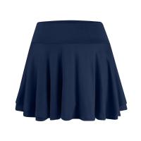 Falda plisada de tenis para mujer, pantalones cortos deportivos cómodos con diseño de cintura alta de doble capa, Color sólido, para verano - details 6
