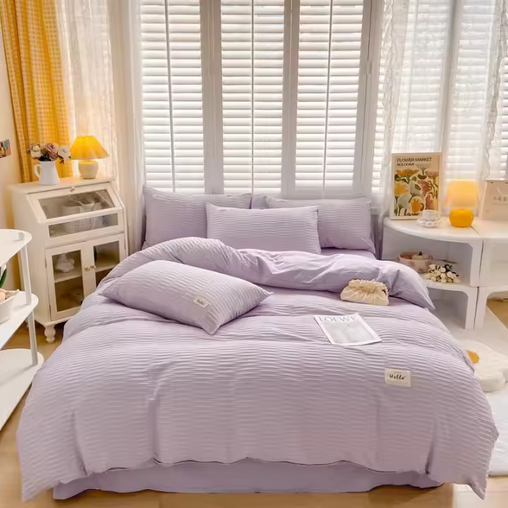 Conjunto de Cama de Dos Caras suave y transpirable Funda de Edredón Doble - 1