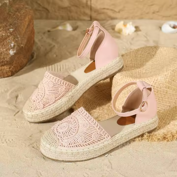 Sandalias planas de moda para mujer, zapatos casuales de verano. - 1