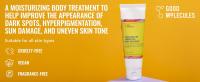 helps to improve the appearance of dark spots and hyperpigmentation