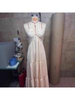 Vestido de verano con tirantes en el cuello mujer, estilo súper hada francés, ideal para vacaciones junto al mar. - details 2