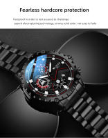 Reloj de cuarzo resistente al agua, reloj de moda luminoso original de acero inoxidable que no se decolora para hombres - details 10