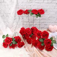 Rosas Rosas Artificiales 25/10PCS Diseños de Bodas DIY Decoraciones de Hogar Navideñas - details 0