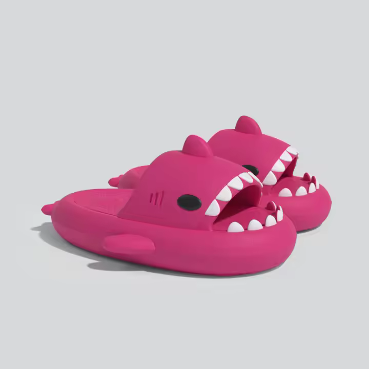 Nuevas zapatillas de tiburón de tercera generación baño antideslizante zapatillas frescas - 1
