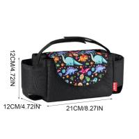Bolsa organizadora multifuncional para cochecito, bolsa de mamá de gran capacidad, bolsa colgante para cochecito, portabotellas, bolsa de pañales, bolsa de almacenamiento para cochecito - details 0