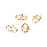 Cierre de latón color oro de 18K en forma de S y M para pulseras y collares, suministros para la fabricación de joyería, accesorios para bricolaje. - details 41