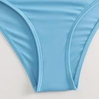 Conjunto de Bikini de 2 Piezas para Mujer Traje de Baño Sin Mangas con Cuello en V y Cintura Alta - details 13