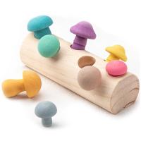 Bloques de arcoíris de madera, juego de colección de juegos, Montessori, juguetes educativos para bebés, forma de desarrollo - details 0