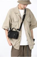 👜 👝 🎒 ⭐ ⭐ ⭐ 2025 nueva bolsa de mensajero bolsa de los hombres tendencia cartero casual neutral bolsa de hombro casual portátil pequeña bolsa cuadrada - details 13