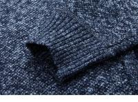 Chaqueta de Punto para Hombres en Invierno Cuello Abierto, Manga Larga, Forro de Lana, Ropa Casual de Color Sólido - details 12