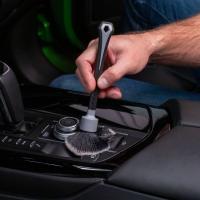 Juego de Herramientas de Limpieza Interior de Automóvil Cepillo de Cerdas Suaves y Polvo - details 0
