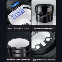 Un coche tipo un cubo de basura con luces LED, diseñado para el cenicero de iluminación creativa sin humo de Ford ST party EO Focus St Kuga - details 2