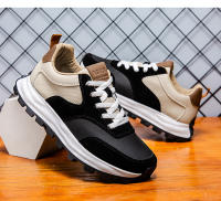 Zapatos Forrest Gump Cuero con Bloques de Color, Zapatos de Papá, Suelas de Plataforma Modernas para Hombre, Zapatos Que se Desván, Zapatos Deportivos Casuales Transpirables - details 17