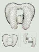 Almohada de protección para asiento de coche para bebé, almohada de soporte para cabeza y cuello, reposacabezas en forma de U, fijación corporal, cojín escolar antivuelco - details 15