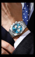 Nuevo reloj multifuncional para hombre de la marca suiza, reloj de cuarzo luminoso e impermeable. - details 11
