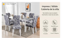 Funda elástica de LICRA para silla de comedor, 1 unidad, lavable y extraíble - details 0