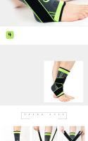 Cadena de Compresión Deportiva Unisex Protector de Tobillo para Báscula, Senderismo, Correr, Prevención de Lesiones Equipo de Deportes y Al Aire Libre - details 5