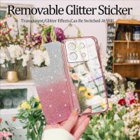 Funda de Silicona Transparente con Purpurina para Xiaomi Redmi Note 13 Pro, 5G, no 4G - details 12