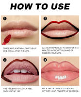 6 lápiz labial de colores brillo de labios Handaiyan mate mate lápiz labial brillo de labios no se desvanece fácilmente - details 7