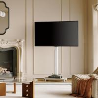 Base de madera para pantallas de 32 a 70 pulgadas, MAX VESA600*400mm, soporte de TV con ruedas de suelo con - details 3