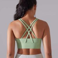 Hamidou-Sujetador de Yoga con espalda cruzada para mujer, ropa interior deportiva absorbente de golpes, correas de hombro cruzadas, Top corto de Fitness, deportes a prueba de golpes - details 47