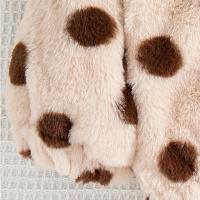 Abrigo de bebé de manga larga con estampado de leopardo marrón para niños y niñas de 9 meses a 3 años, invierno nuevo grueso y cálido para niños - details 4