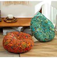 Cojín de Suelo de Tela de Algodón y Lino Nuevo para Casa Futon Tatami Grande Redondo y Espeso Suave para Oficina Silla de Escritorio - details 2