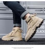 Botas tácticas militares de combate para hombre, zapatos de senderismo al aire libre, antideslizantes, ligeros, botines para el desierto, Invierno - details 9