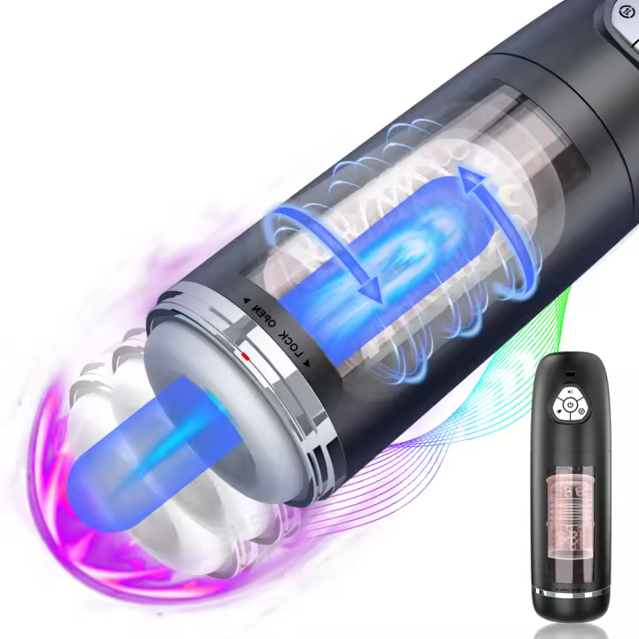 Vibrador Automático para Adultos Juguete de Placer Sensual para Hombres Vibrador Vaginal y Oral - 1