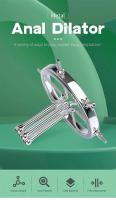 Embalaje privado SEXY SM Extremo Ajustable Anal Spreader Dilatador Vaginal Espéculo Adulto Masturbador Ano Butt Plug Expansor Juguetes sexuales - details 0