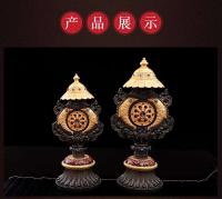 Suministros tántricos tibetanos, tesoros y ocho colecciones propicias, artículos de salón, utensilios de ofrenda, piezas de aleación de cobre - details 4