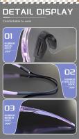 Kapvoe-gafas de sol fotocromáticas para ciclismo, lentes de color azul y morado, UV400, para hombre - details 9